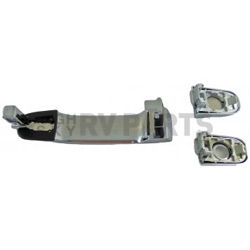 Help! By Dorman Exterior Door Handle - Plastic Silver Single - 82013-1