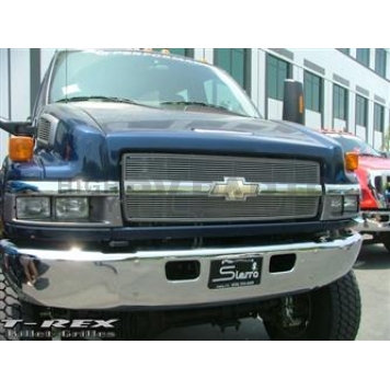 T-Rex Truck Products Grille Insert - Horizontal Bar Rectangular Polished Aluminum - 20083
