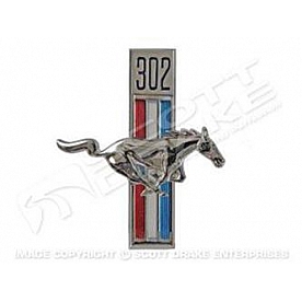 Goodmark Industries Emblem - Horse Metal - FM130682R