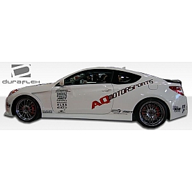 Extreme Dimensions Side Skirt - Primered Fiberglass Reinforced Plastic Black Set of 2 - 105829