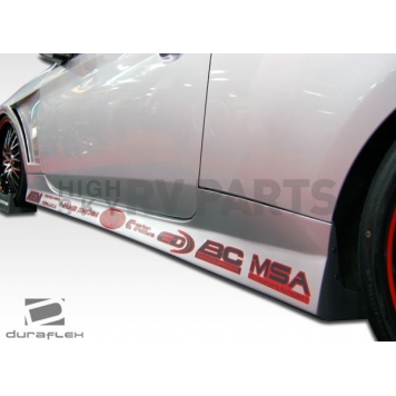 Extreme Dimensions Side Skirt - Primered Fiberglass Reinforced Plastic Black Set of 2 - 105829-3