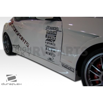 Extreme Dimensions Side Skirt - Primered Fiberglass Reinforced Plastic Black Set of 2 - 105829-5