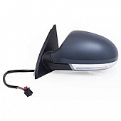 K-Source Exterior Mirror Electric OEM Black Single - 72526V