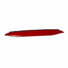 Rugged Ridge Headlight Eyebrow - Unpainted Molded Black ABS Composite Single - 1203441