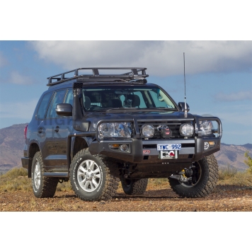ARB Bumper Steel Powder Coated Deluxe Bar Black 1-Piece - 3415150