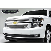 T-Rex Truck Products Grille Insert - Mesh Rectangular Polished Stainless Steel - 54055