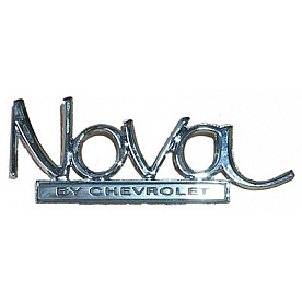 Goodmark Industries Emblem - Nova By Chevrolet Metal - CX70269