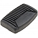 Help! By Dorman Brake Pedal Pad - Rubber Black OE Replacement - 20729