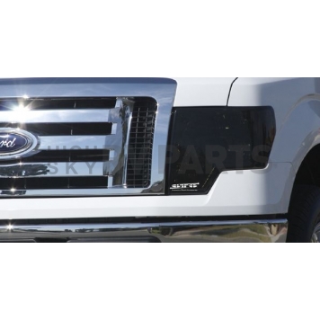 GT Styling Headlight Cover - Composilite Smoke Full Cover Set Of 2 - GT0180S-1