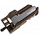 Help! By Dorman Interior Door Handle - Plastic Brown Housing With Silver Lever And Brown Knob Single - 83942