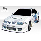 Extreme Dimensions Side Skirt - Primered Fiberglass Reinforced Plastic Black Set of 2 - 104472