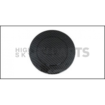 Paramount Automotive Fuel Door Cover -  Carbon Fiber ABS Plastic - 662801CF