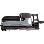 Help! By Dorman Interior Door Handle - Plastic Gray Housing With Silver Lever And Gray Knob Single - 83945
