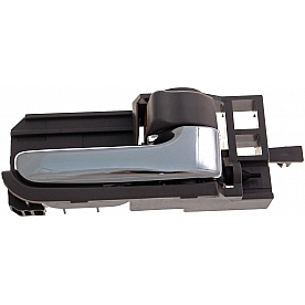 Help! By Dorman Interior Door Handle - Plastic Gray Housing With Silver Lever And Gray Knob Single - 83945