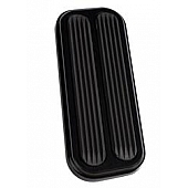 Lokar Performance Accelerator Pedal Pad - Aluminum With Rubber Pad Black - XBAG6173