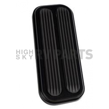 Lokar Performance Accelerator Pedal Pad - Aluminum With Rubber Pad Black - XBAG6173