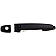 Help! By Dorman Exterior Door Handle - Plastic Black Single - 83952