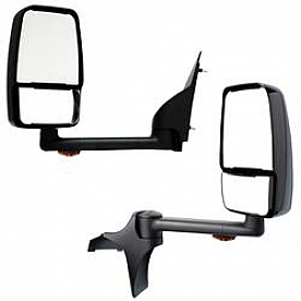 Velvac Exterior Mirror Remote Rectangular Black - 718739