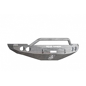 Road Armor Bumper Stealth Pre-Runner 1-Piece Design Steel Natural - 40804Z