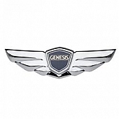Nokya Emblem - Genesis Sedan Wing Silver - 863303M500
