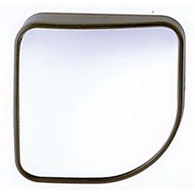 CIPA USA Exterior Mirror Corner Wedge Manual Black Single - 49404