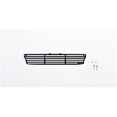 Putco Bumper Grille Insert Horizontal Bar Powder Coated Black Stainless Steel - 87196