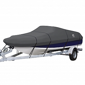 Classic Accessories Boat Cover Deck Boat Charcoal Polyester - 2029710100