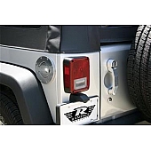 Rampage Fuel Door - Aluminum Round - 85001