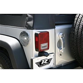 Rampage Fuel Door - Aluminum Round - 85001