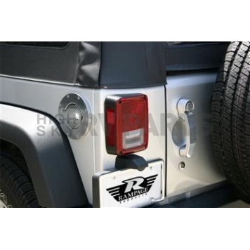 Rampage Fuel Door - Aluminum Round - 85001