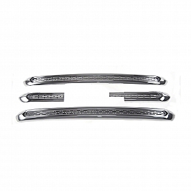 Coast To Coast Grille Insert - Chrome Plated ABS Plastic - GI420