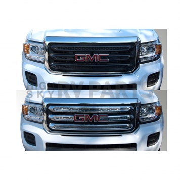 Coast To Coast Grille Insert - Chrome Plated ABS Plastic - GI420-3