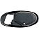 Help! By Dorman Interior Door Handle Bezel - Blue Plastic - 83718