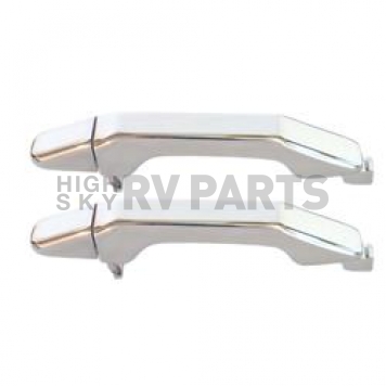 All Sales Exterior Door Handle -  Polished Aluminum Set Of 2 - 952