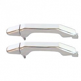 All Sales Exterior Door Handle -  Chrome Plated Aluminum Set Of 2 - 952C