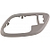 Help! By Dorman Interior Door Handle Bezel - Brown Plastic - 88534