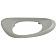 Help! By Dorman Interior Door Handle Bezel - Gray Plastic - 90134