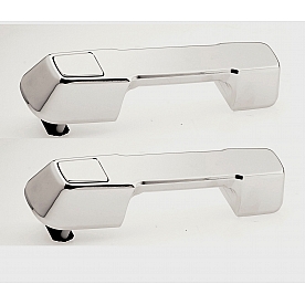 All Sales Exterior Door Handle -  Chrome Plated Aluminum Set Of 2 - 301C