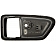 Help! By Dorman Interior Door Handle Bezel - Gray Plastic - 91007