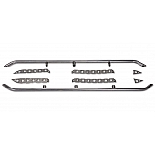 Warrior Products Nerf Bar 1-1/2 Inch Polished Steel - 54005