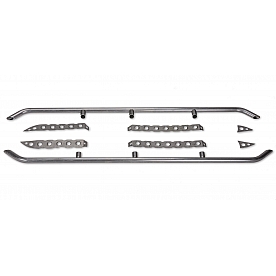 Warrior Products Nerf Bar 1-1/2 Inch Polished Steel - 54005