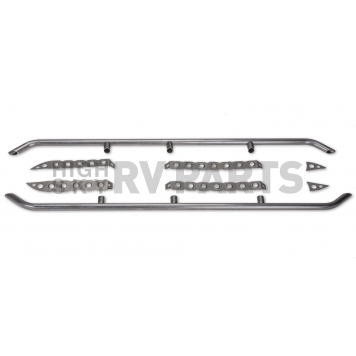 Warrior Products Nerf Bar 1-1/2 Inch Polished Steel - 54005