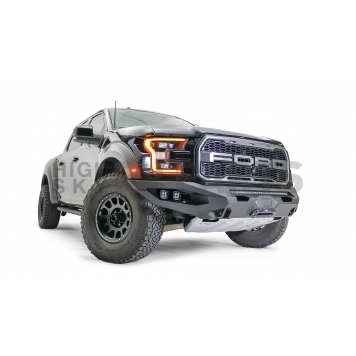 Fab Fours Bumper Vengeance 1-Piece Design Steel Black - FF17X43511-2