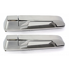 All Sales Exterior Door Handle -  Polished Aluminum Set Of 2 - 422
