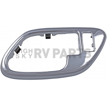 Help! By Dorman Interior Door Handle Bezel - Silver Plastic - 91188