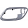 Help! By Dorman Interior Door Handle Bezel - Silver Plastic - 91188