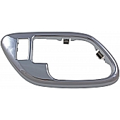 Help! By Dorman Interior Door Handle Bezel - Silver Plastic - 91189