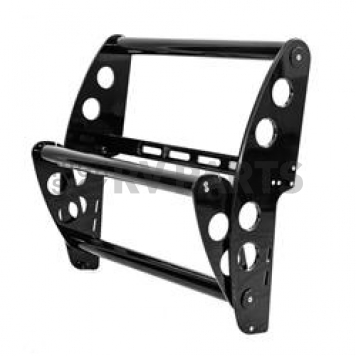 All Sales Grille Guard - Black Gloss Powder Coated Aluminum - 19285GK