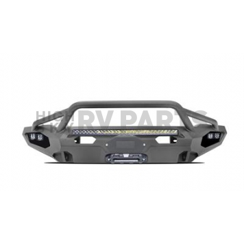 Fab Fours Bumper Vengeance 1-Piece Design Steel Black - FF17X43521