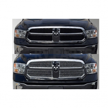 Coast To Coast Grille Insert - Chrome Plated ABS Plastic - GI429-3